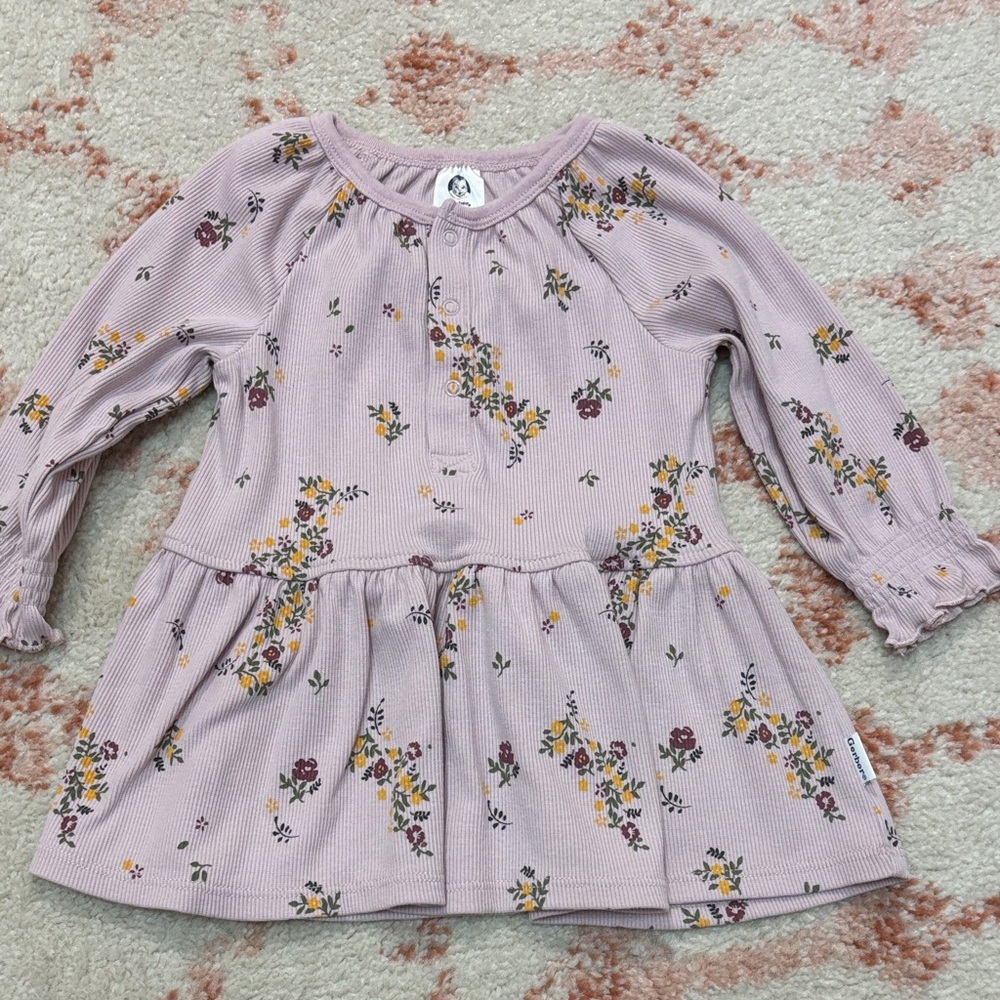 Purple Floral Dress